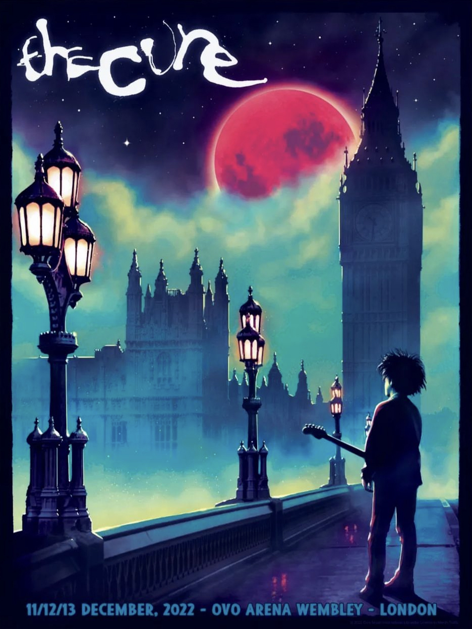 The Cure London 2022 My Show Poster