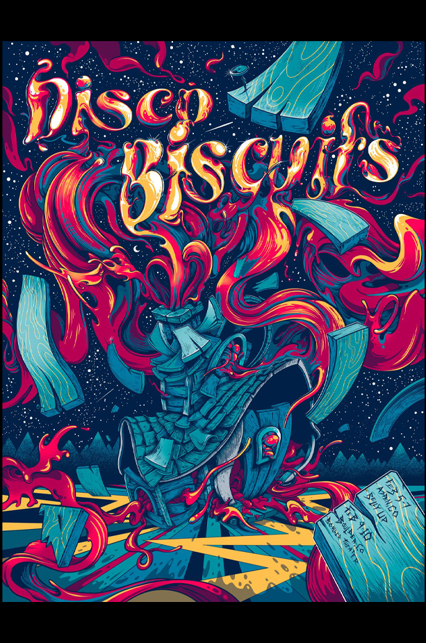 The Disco Biscuits: Aspen & Boulder, CO 2024 – My Show Poster