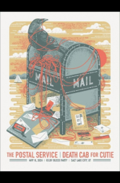 postal service tour poster