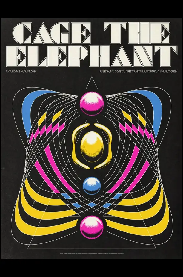 Cage the Elephant Raleigh NC 2024_SCALED