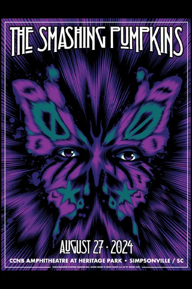 The Smashing Pumpkins Simpsonville SC 2024_SCALED