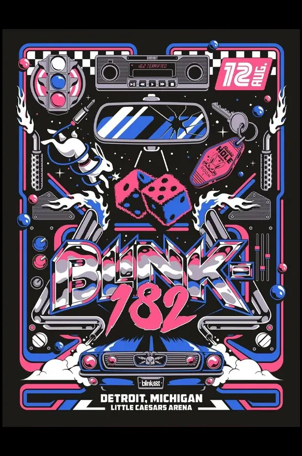 blink-182 Detroit MI 2024_SCALED