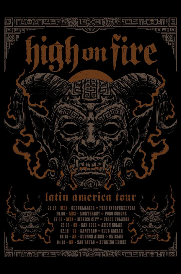High on Fire Latin America Tour 2026_SCALED