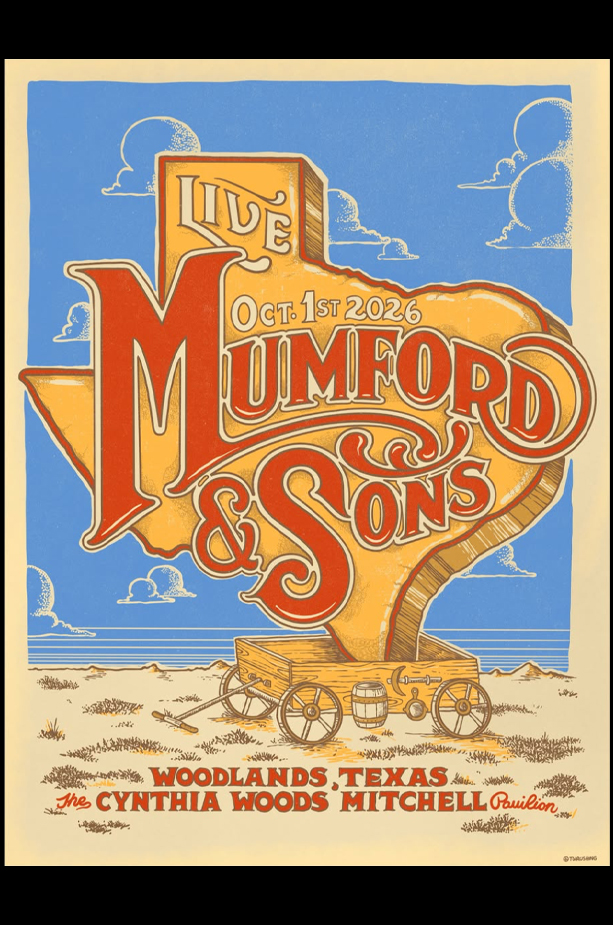 Mumford & Sons The woodlands, TX 2026_SCALED