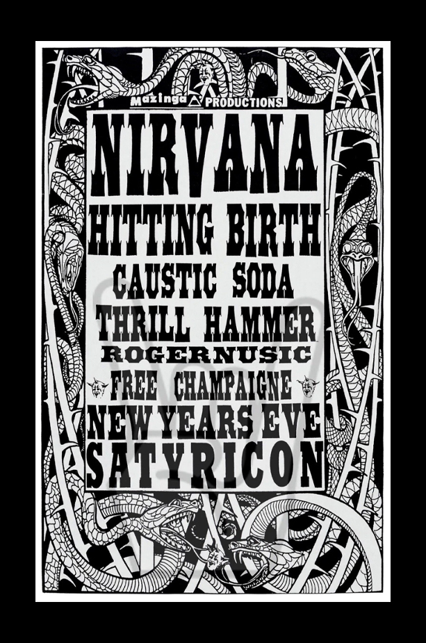 Nirvana Portland OR 1990_SCALED